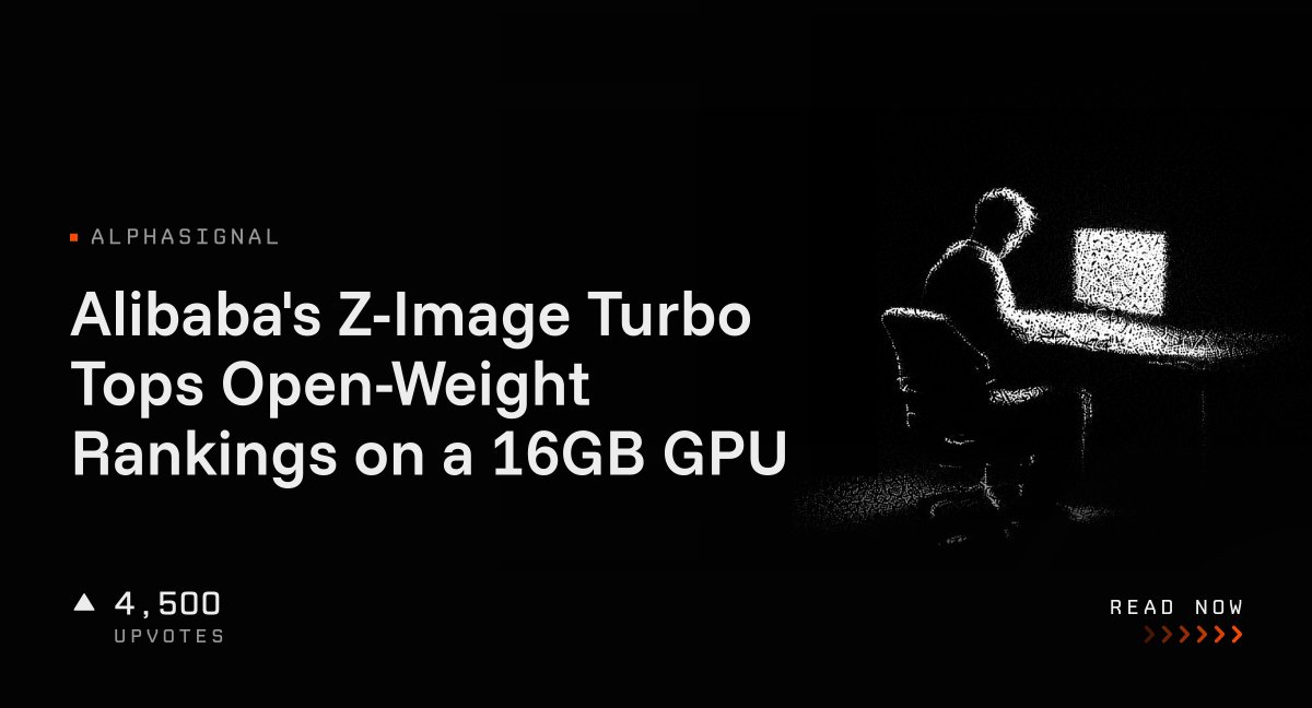 Alibaba's Z-Image Turbo Tops Open-Weight Rankings on a 16GB GPU