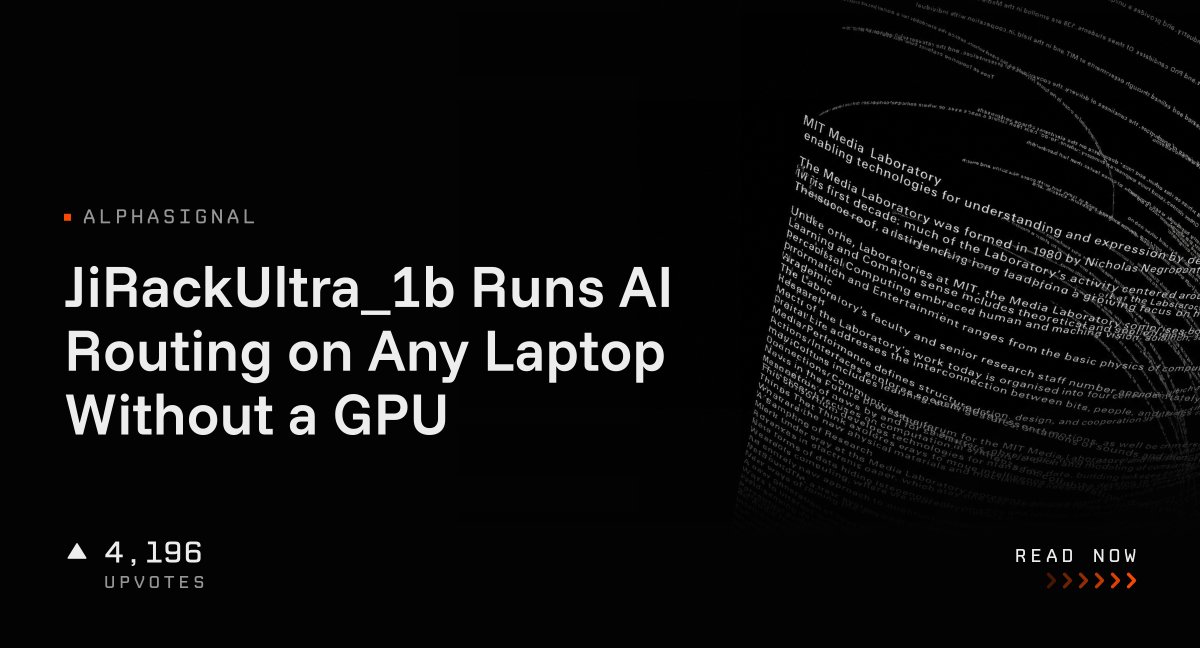 JiRackUltra_1b Runs AI Routing on Any Laptop Without a GPU