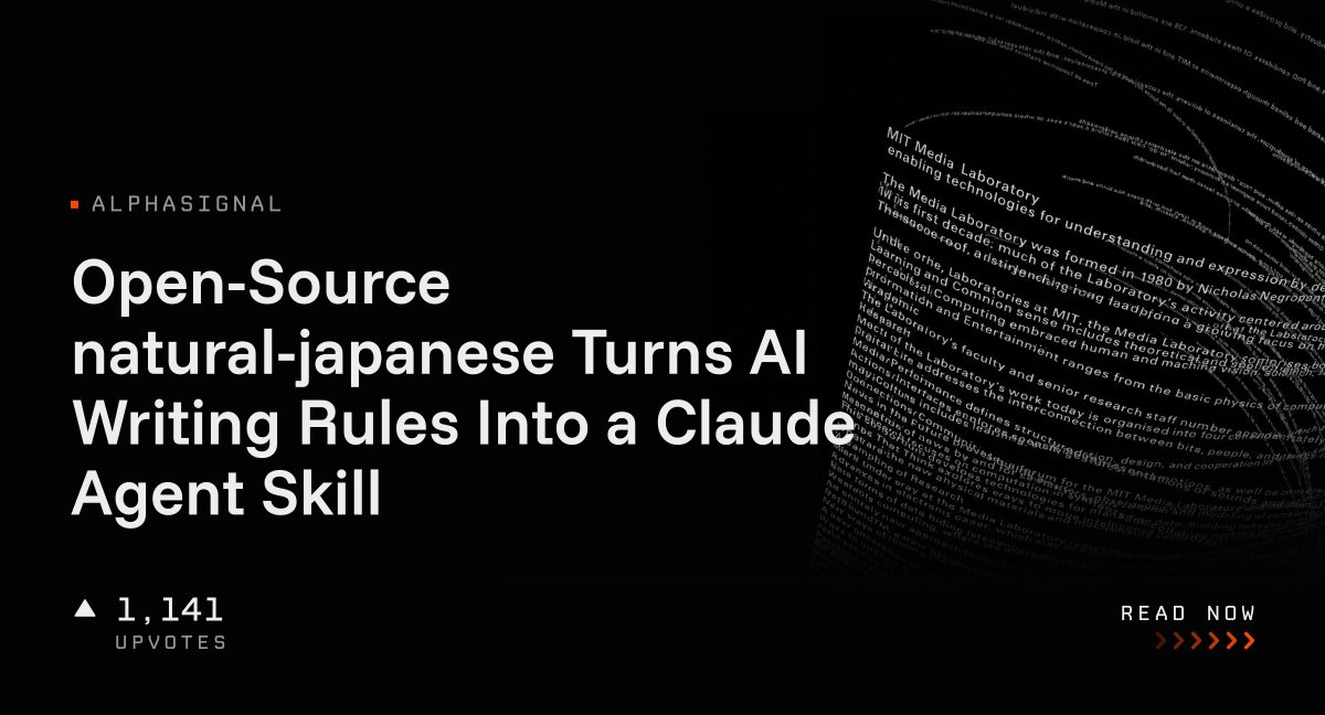 Open-Source natural-japanese Turns AI Writing Rules Into a Claude Agent Skill