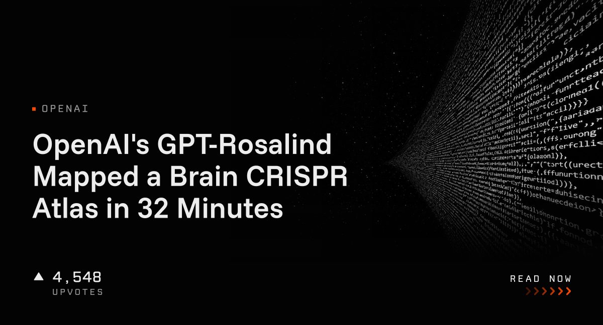 OpenAI's GPT-Rosalind Mapped a Brain CRISPR Atlas in 32 Minutes