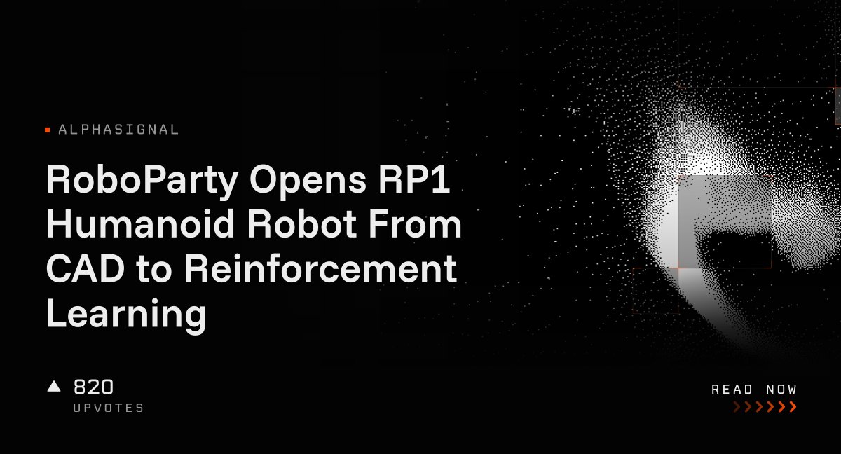 RoboParty Opens RP1 Humanoid Robot From CAD to Reinforcement Learning ...