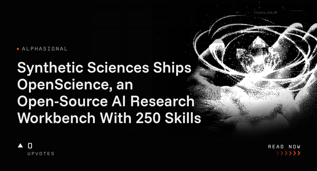 Synthetic Sciences Ships OpenScience, an Open-Source AI Research Workbench With 250 Skills