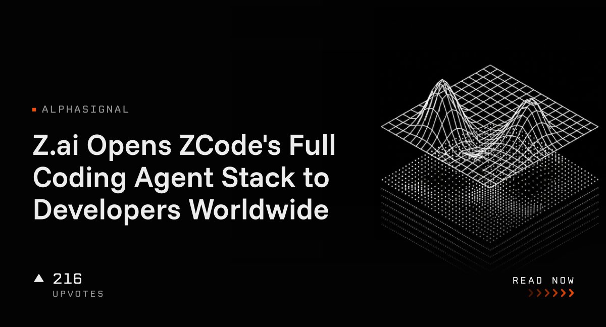 Z.ai Opens ZCode's Full Coding Agent Stack to Developers Worldwide